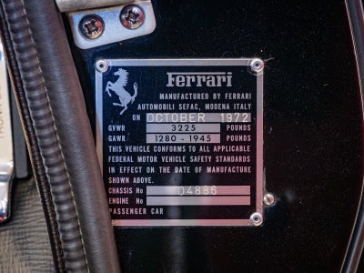 1972 Ferrari Dino 246 GTS Base