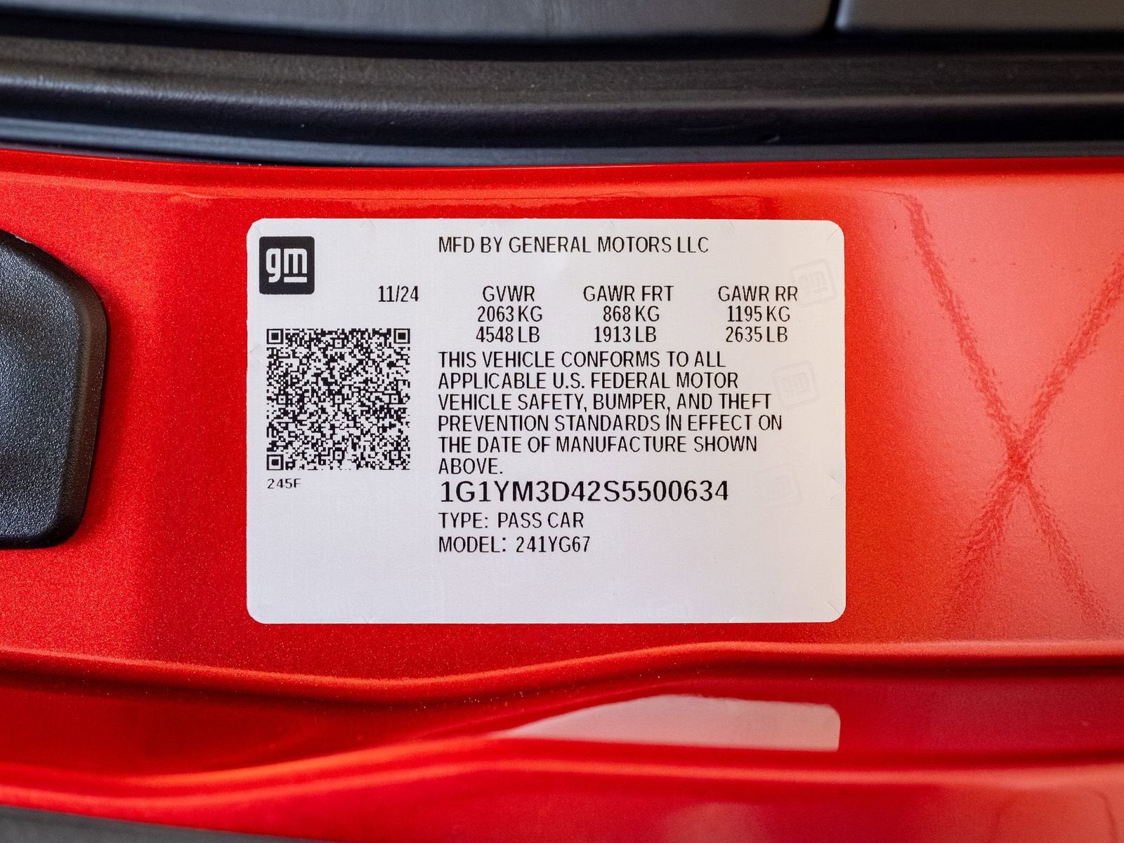 2025 Chevrolet Corvette 3LZ