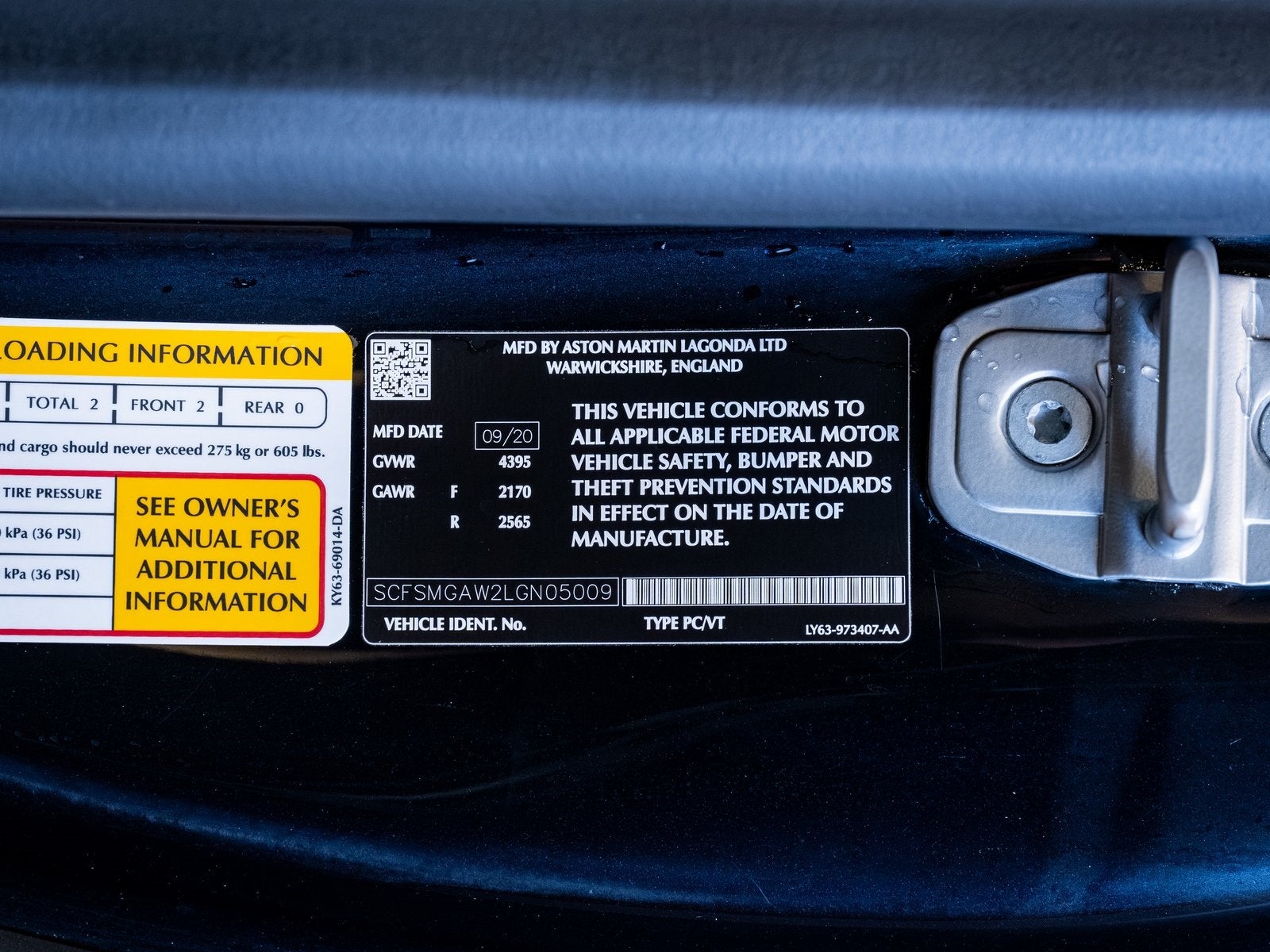 2020 Aston Martin Vantage Base