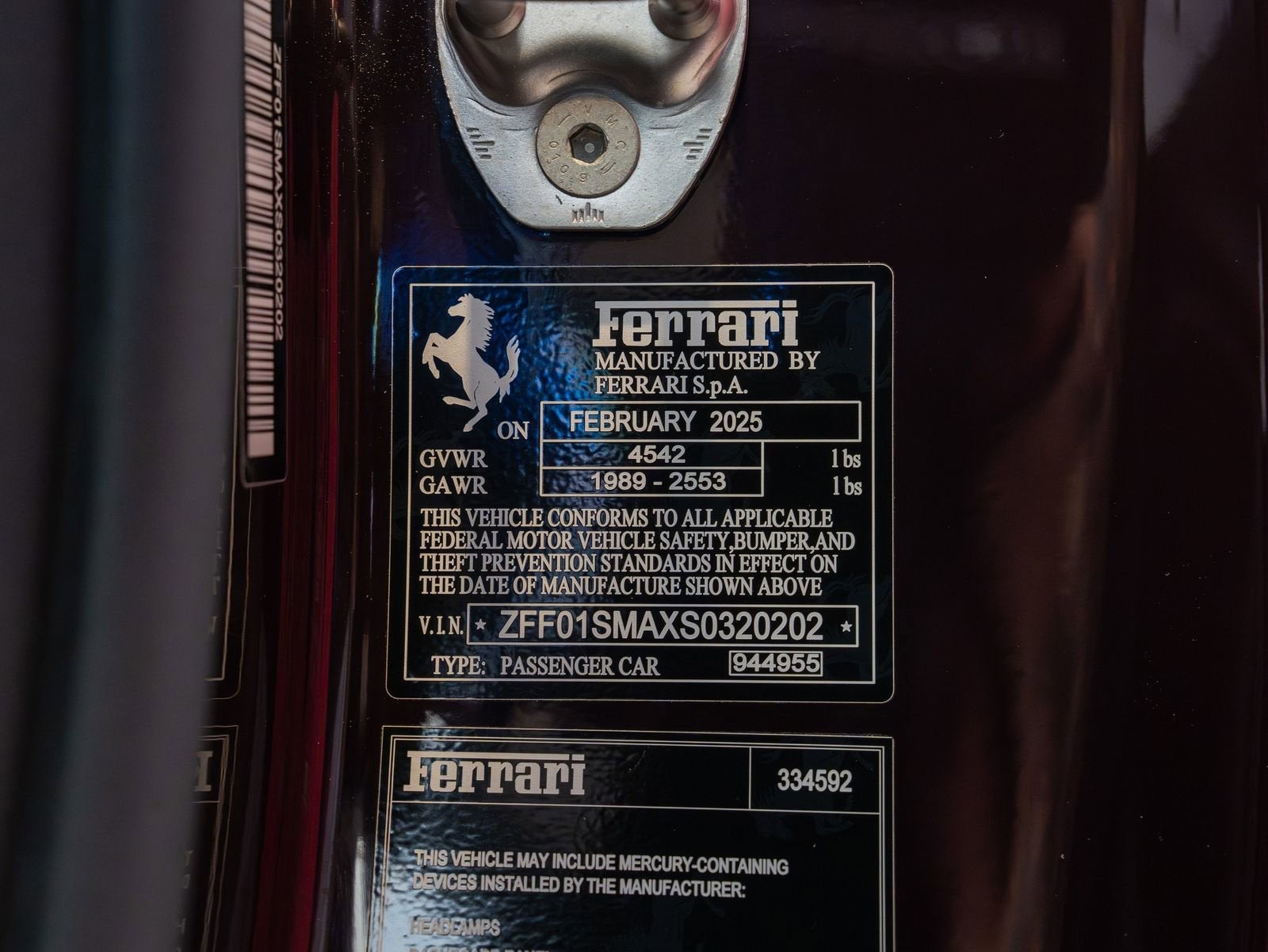 2025 Ferrari 296 GTS Base