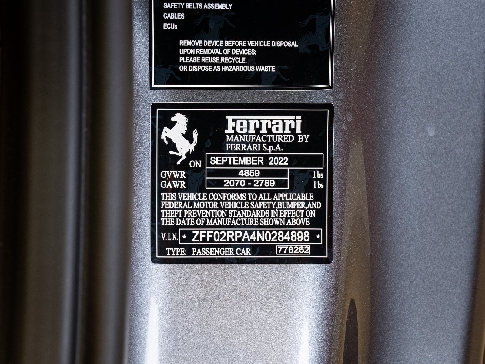 2022 Ferrari Portofino Base