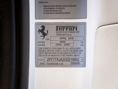 2016 Ferrari California T