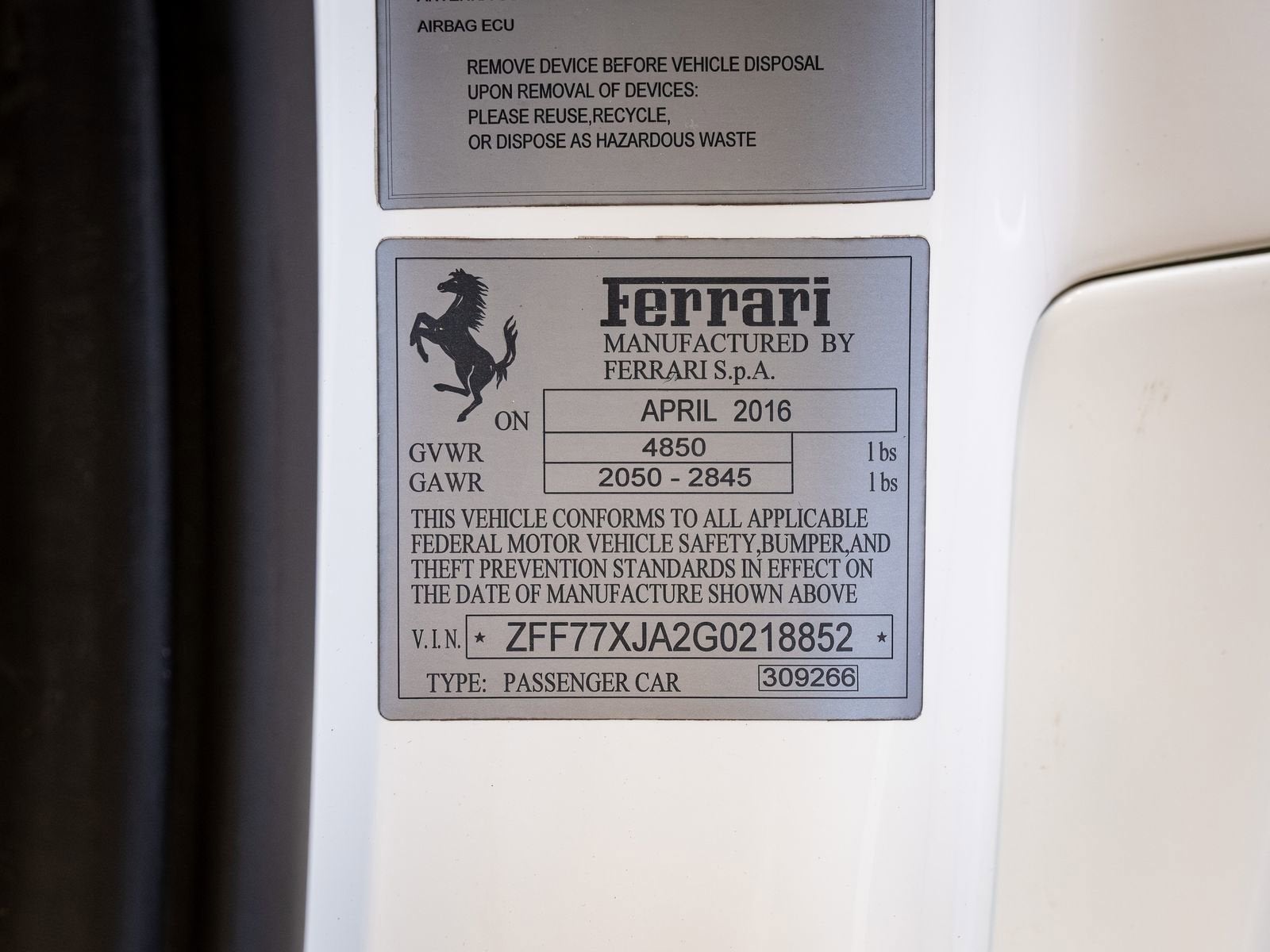 2016 Ferrari California T