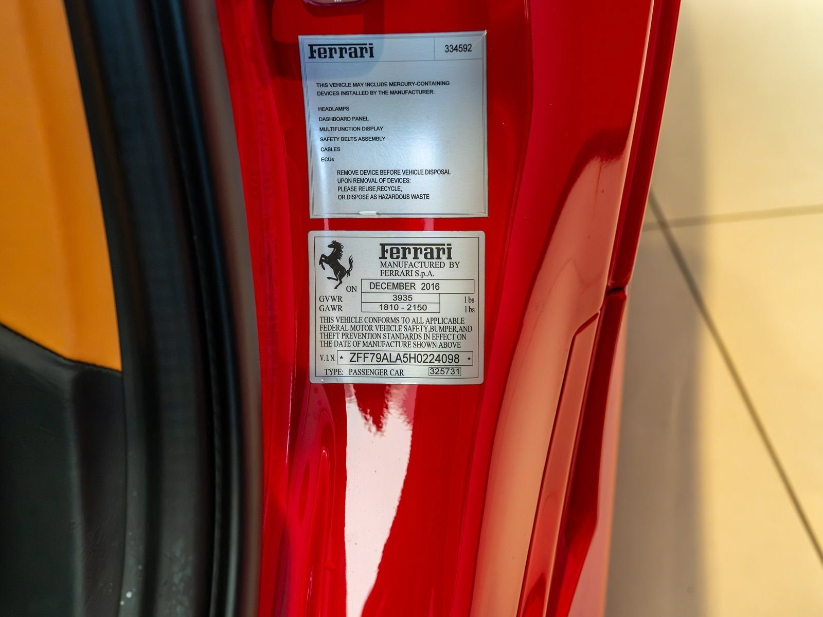 2017 Ferrari 488 GTB Base