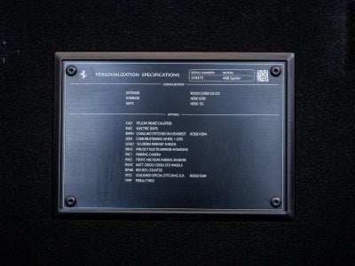 2016 Ferrari 488 Spider Base