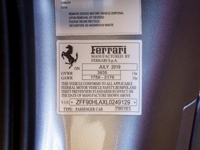 2020 Ferrari 488 Pista Base