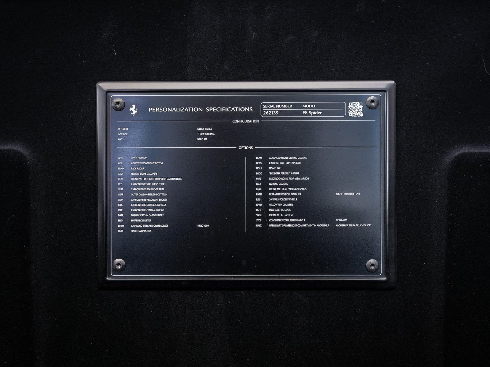 2021 Ferrari F8 Spider Base