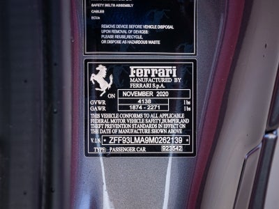 2021 Ferrari F8 Spider Base