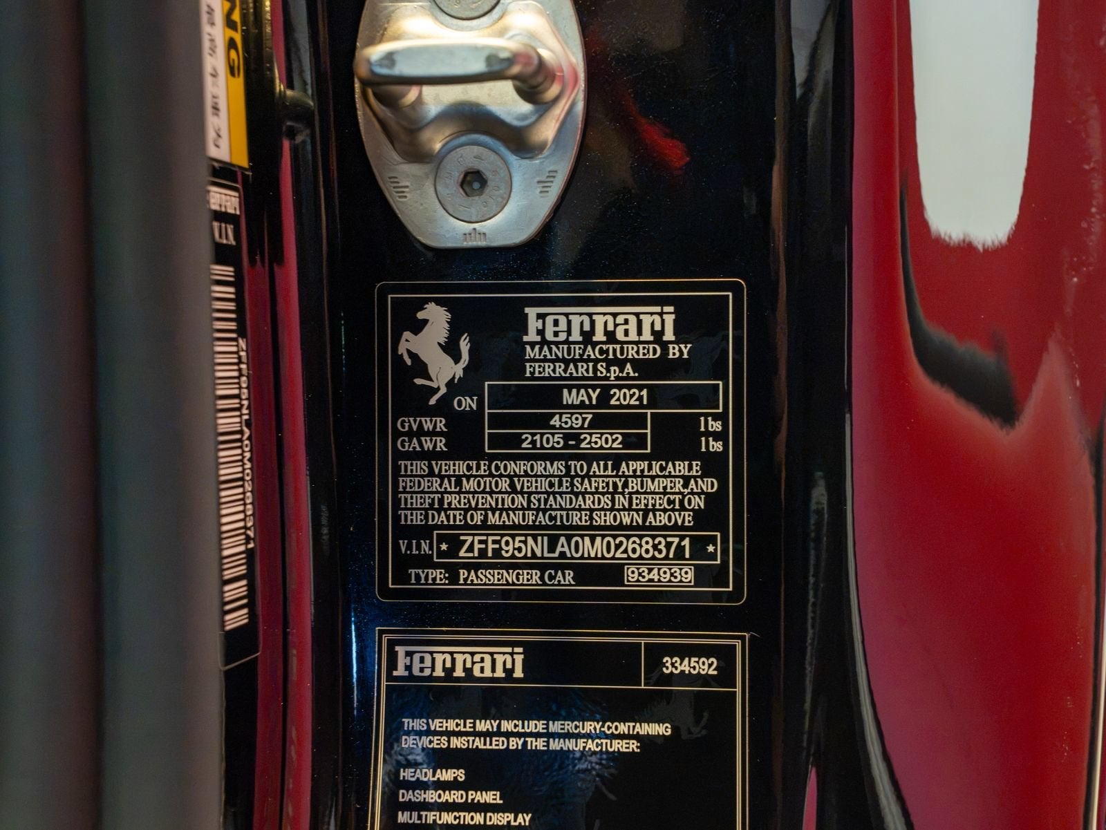 2021 Ferrari SF90 Stradale Base