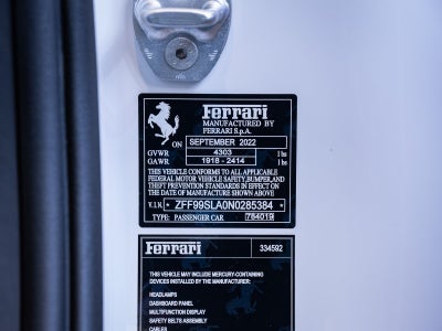 2022 Ferrari 296 GTB Base