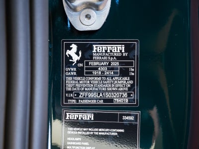 2025 Ferrari 296 GTB Base