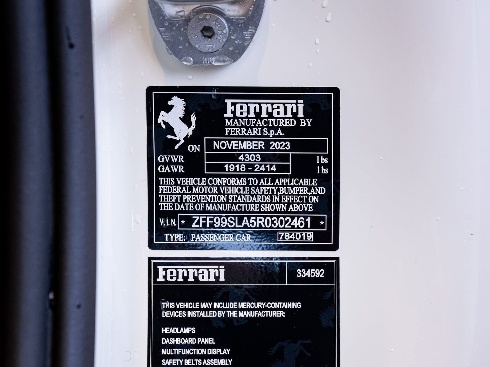 2024 Ferrari 296 GTB Base