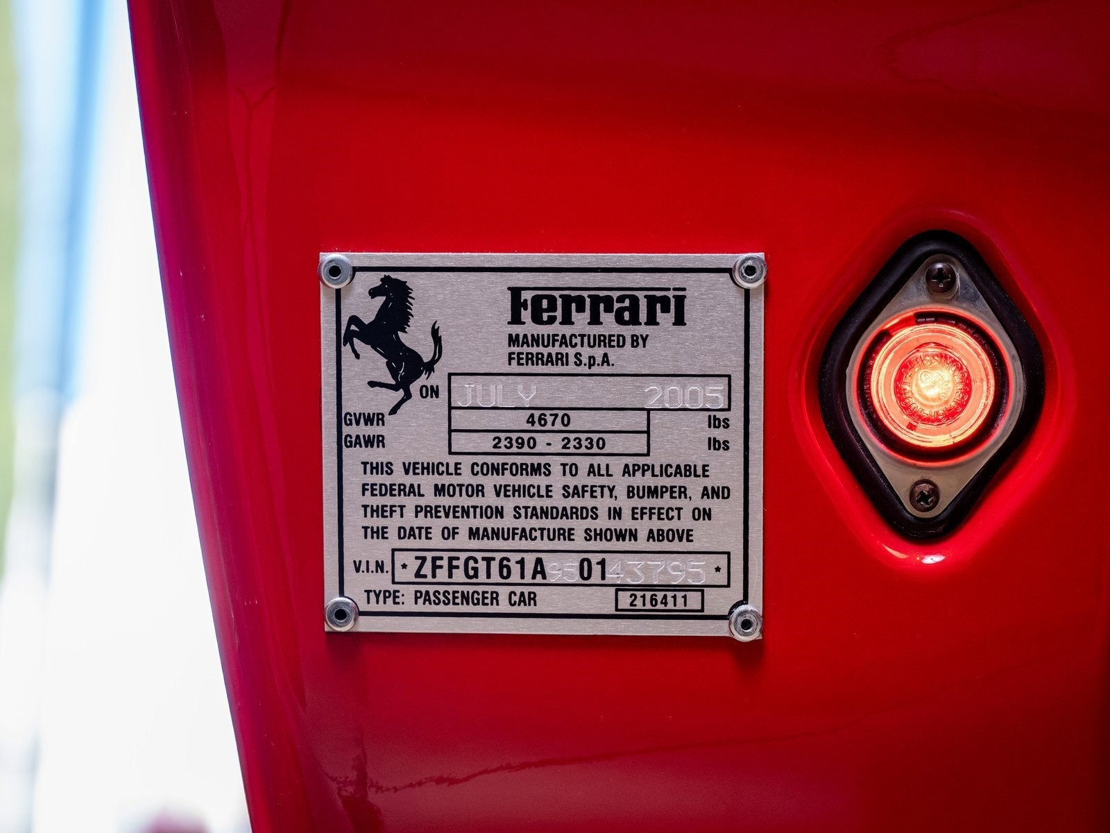 2005 Ferrari Superamerica Base