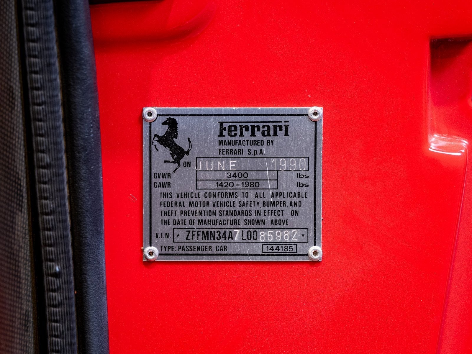 1990 Ferrari F40 Base