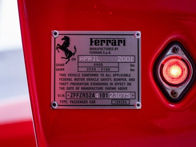 2001 Ferrari 550 Barchetta Pininfarina Maranello