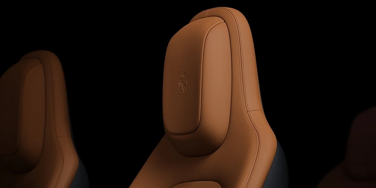 Aerodynamics and suspension of %(YEAR) Ferrari %(MODEL).