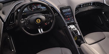 Ferrari Roma Interior in Redwood City CA