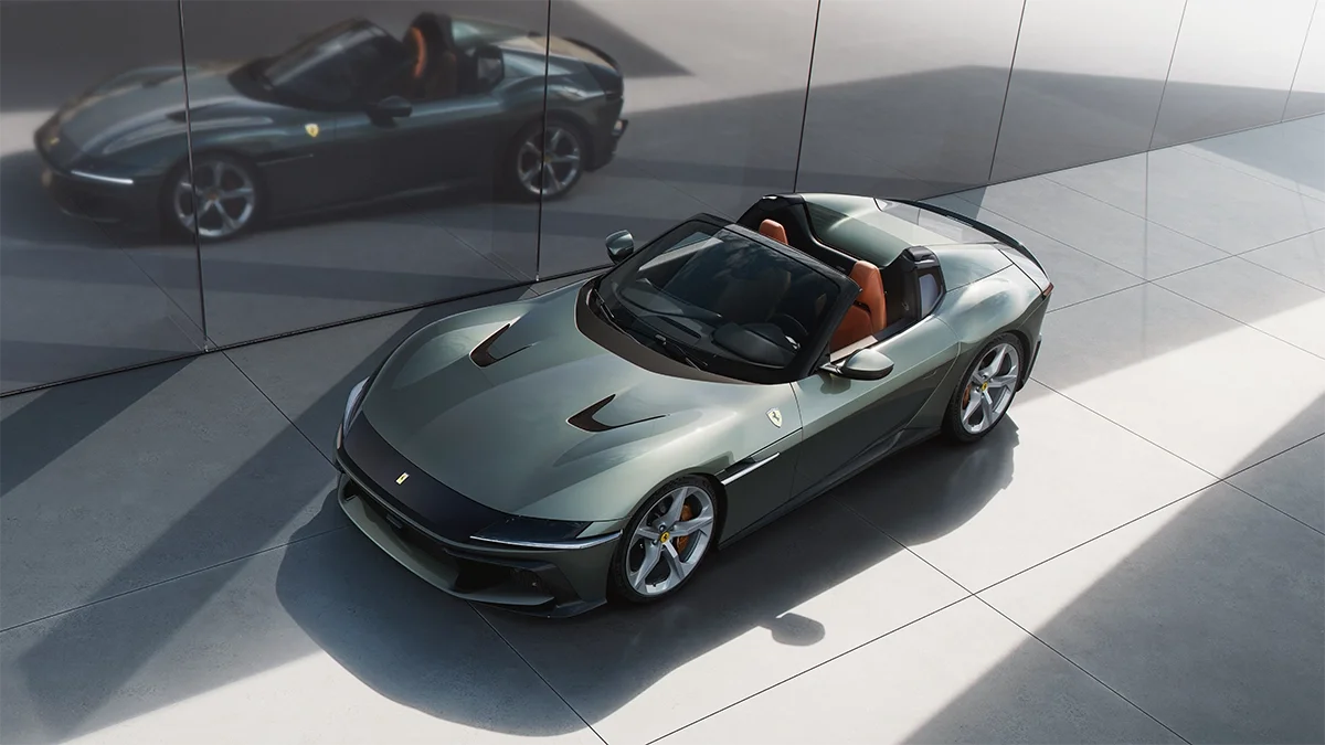  Ferrari 12Cilindri spider display Redwood City CA