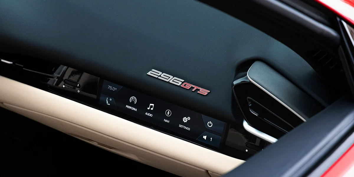 Ferrari 296 GTS Dashboard